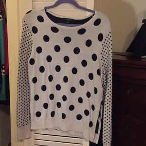 Ann Taylor Polka dot sweater
